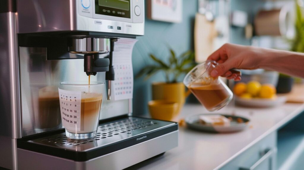 Frau genießt Kaffee in einem gemütlichen Café beim Lesen eines Buches